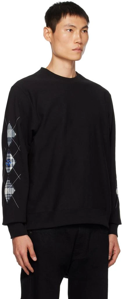 商品Noah|Black Argyle Appliqué Sweatshirt,价格¥425,第2张图片详细描述