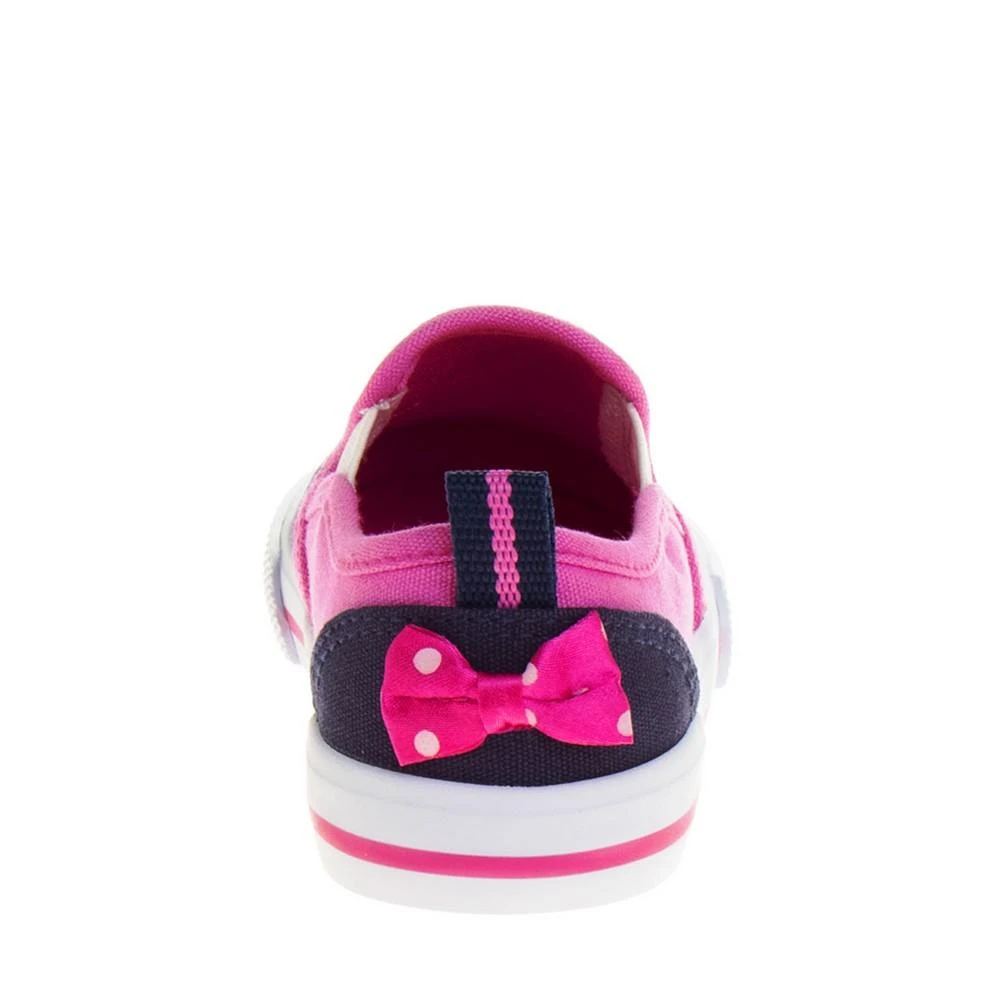 商品Disney|Little Girls Minnie Mouse Slip On Canvas Sneakers,价格¥256,第3张图片详细描述