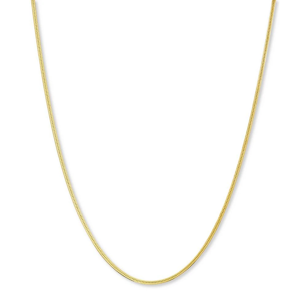 商品Giani Bernini|Giani Bernini 18" Herringbone Chain in 18K Gold over Sterling Silver Necklace and Sterling Silver, Created for Macy's,价格¥781,第1张图片