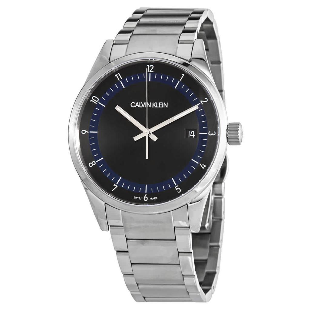 商品Calvin Klein|Calvin Klein Completion Quartz Black Dial Mens Watch KAM21141,价格¥348,第1张图片