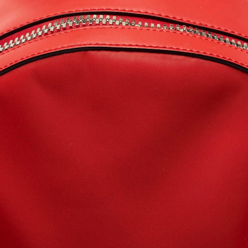 商品[二手商品] Fendi|Fendi Red/Black Nylon and Leather Face No Words Emoticon Backpack,价格¥5074,第5张图片详细描述