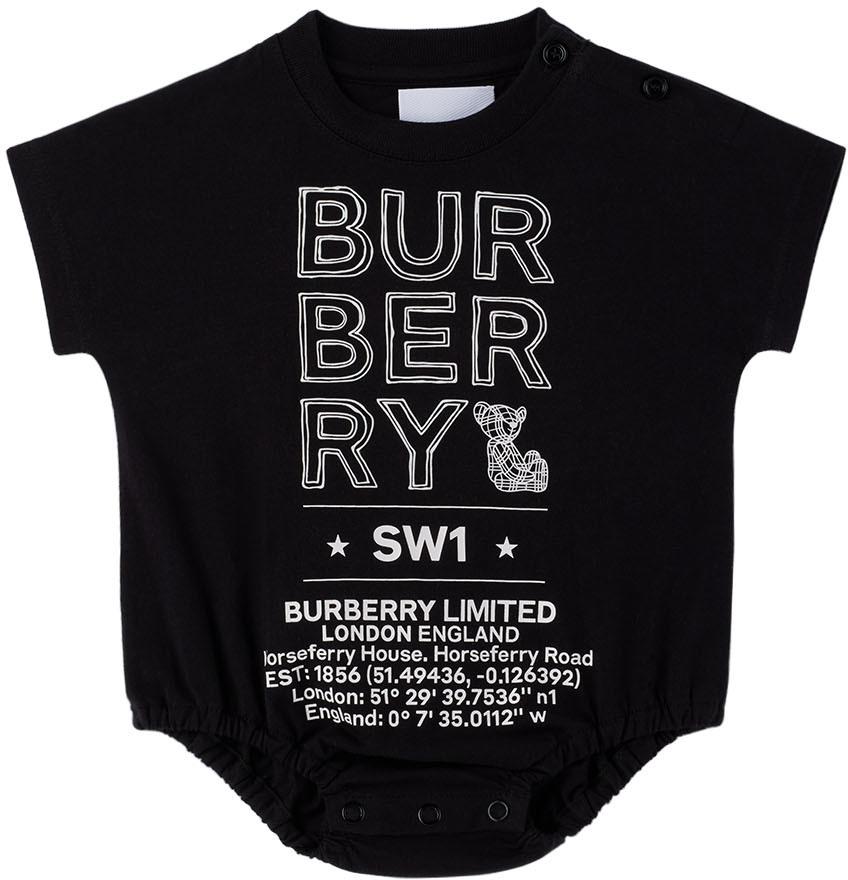 Baby Two-Pack Black & White Benny Jumpsuit Set商品第2张图片规格展示