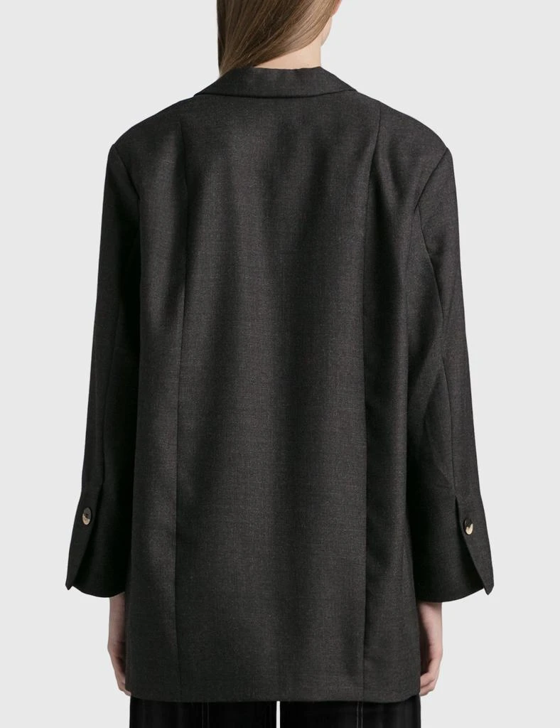 商品Ganni|Light Wool Oversized Blazer,价格¥1518,第3张图片详细描述