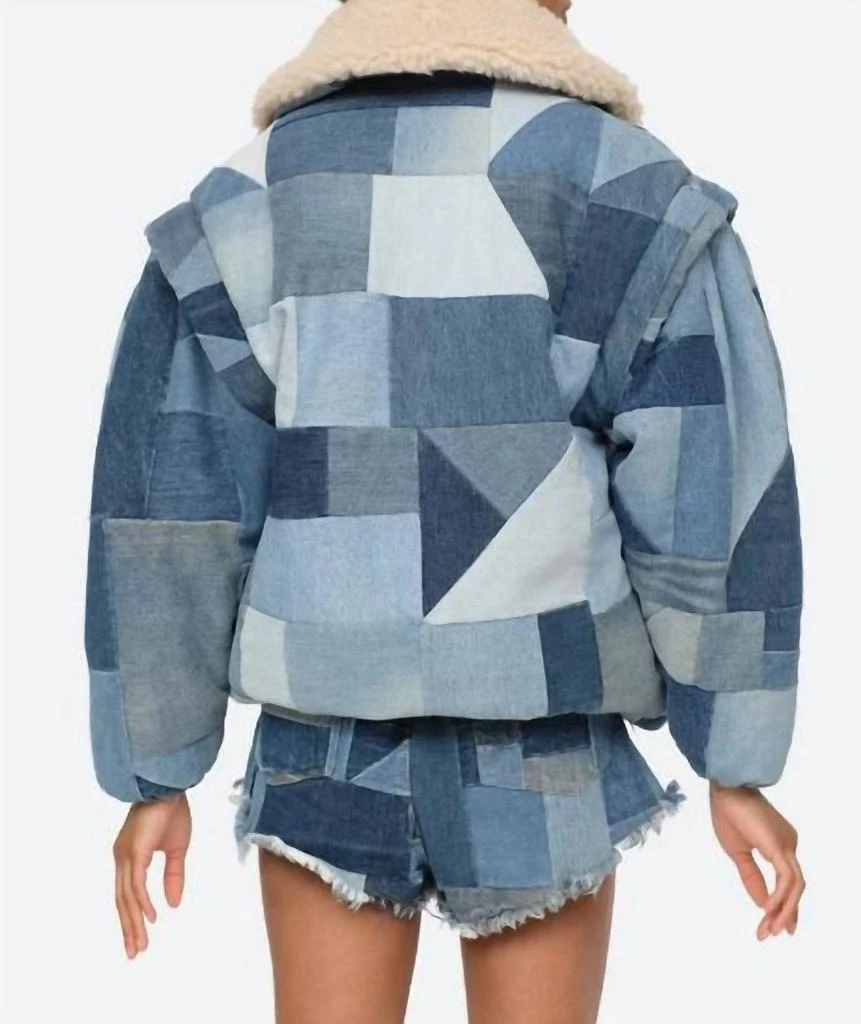 商品Sea|Diego Denim Patched Coat in Blue Denim,价格¥2426,第1张图片
