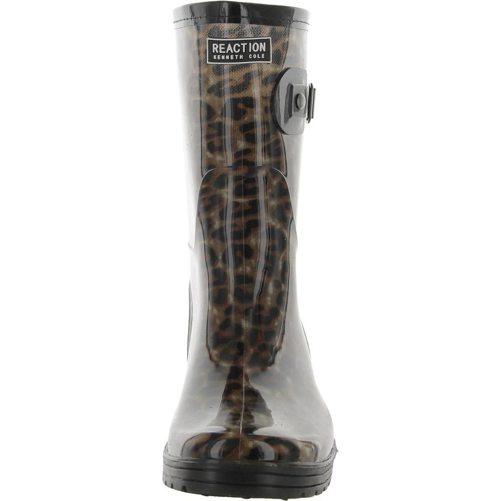 Kenneth Cole Reaction Womens Rain Buckle Mid-Calf Man Made Rain Boots 商品