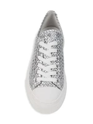 Wova Metallic Woven Leather Sneakers 商品