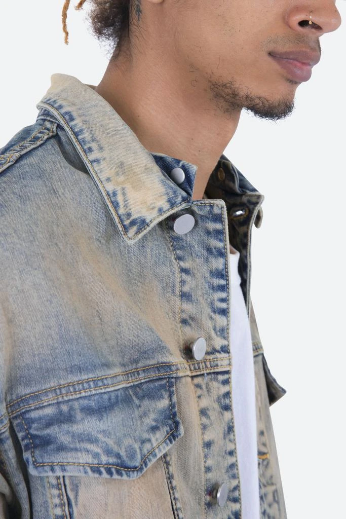 Detachable Hood Trucker Jacket - Blue 商品