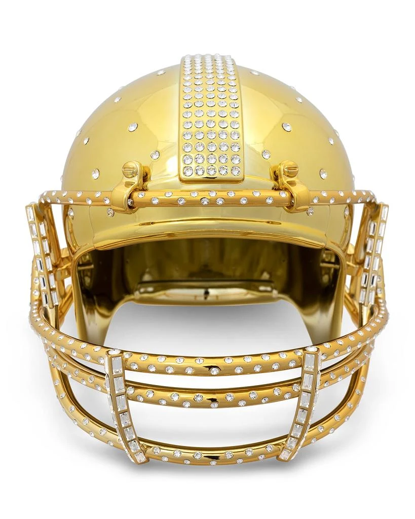 商品Crystamas|Golden Swarovski Football Helmet Decor,价格¥26980,第1张图片