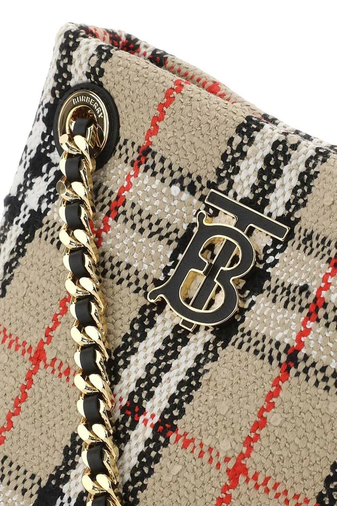 商品Burberry|Burberry Mini Lola Checked Bucket Bag,价格¥6813,第4张图片详细描述