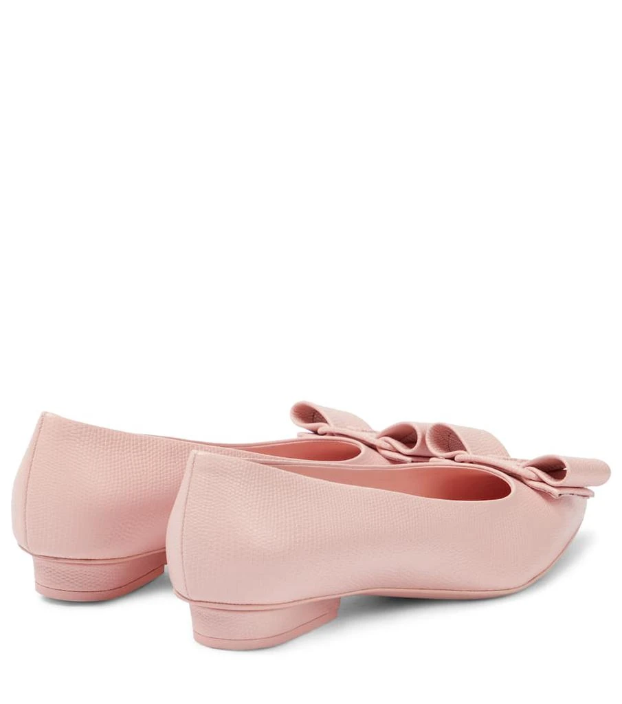 商品Salvatore Ferragamo|Viva leather ballet flats,价格¥4004,第3张图片详细描述