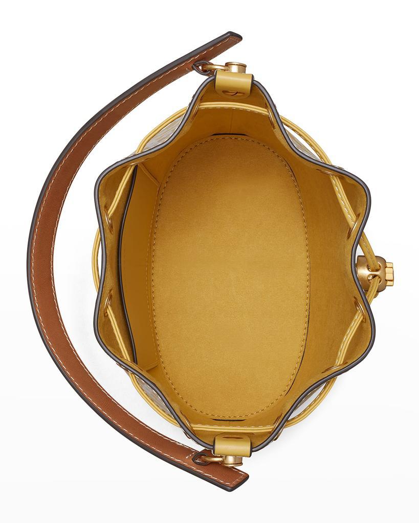 商品Tory Burch|T Monogram Embossed Bucket Bag,价格¥4175,第5张图片详细描述