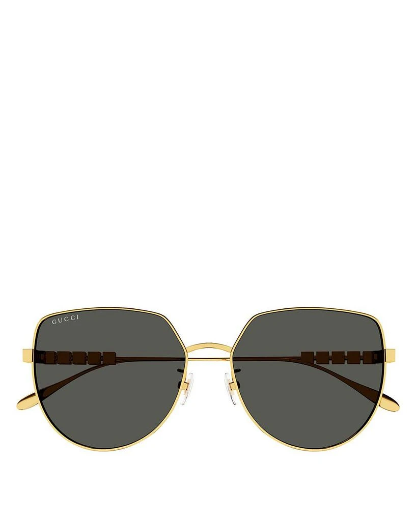 Lettering Geometric Sunglasses, 58mm 商品