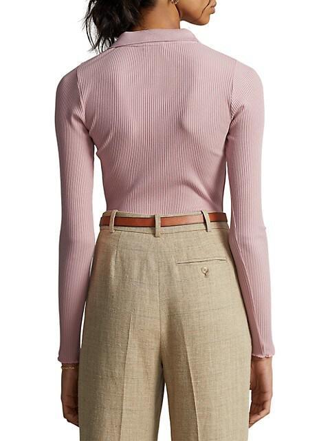商品Ralph Lauren|Long-Sleeve Polo Top,价格¥1236,第6张图片详细描述