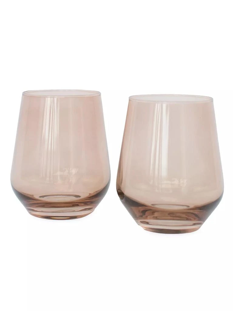 商品Estelle Colored Glass|Tinted Stemless Wine Glasses 2-Piece Set,价格¥561,第1张图片