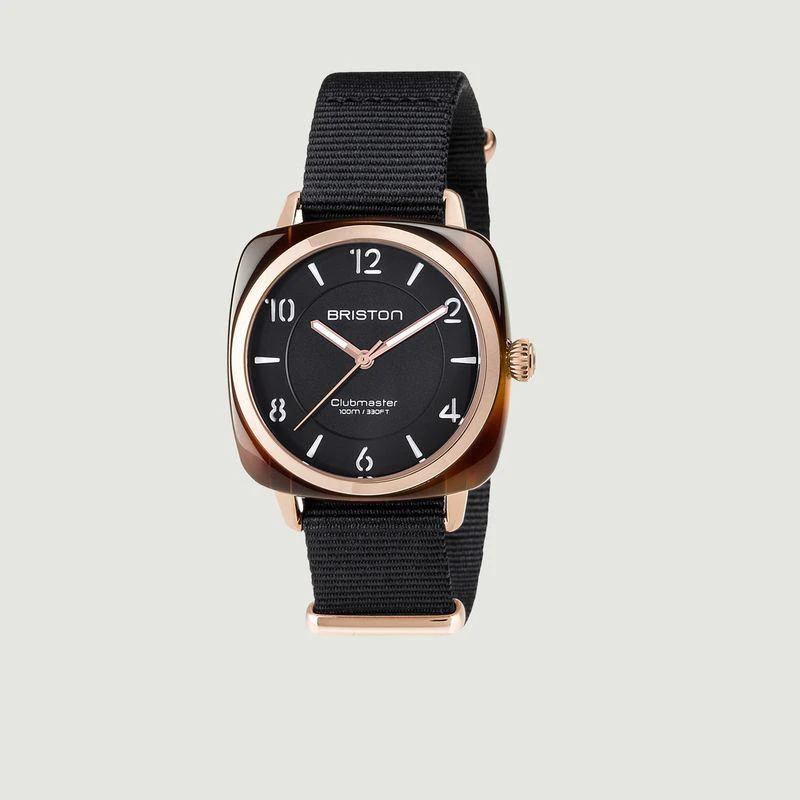 商品Briston|Clubmaster HMS Chic Watch NOIR Briston,价格¥1463,第1张图片