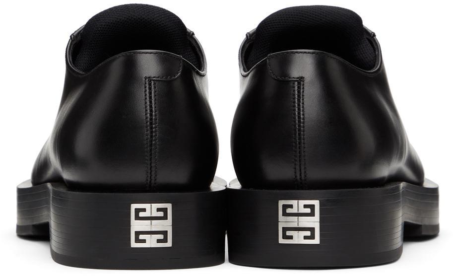 商品Givenchy|Black Squared Lace-Up Derbys,价格¥6861,第6张图片详细描述