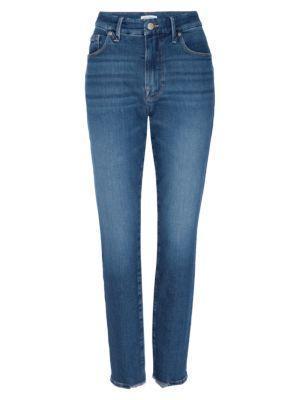 商品Good American|Good Legs High Rise Distressed Stretch Skinny Jeans,价格¥522,第7张图片详细描述