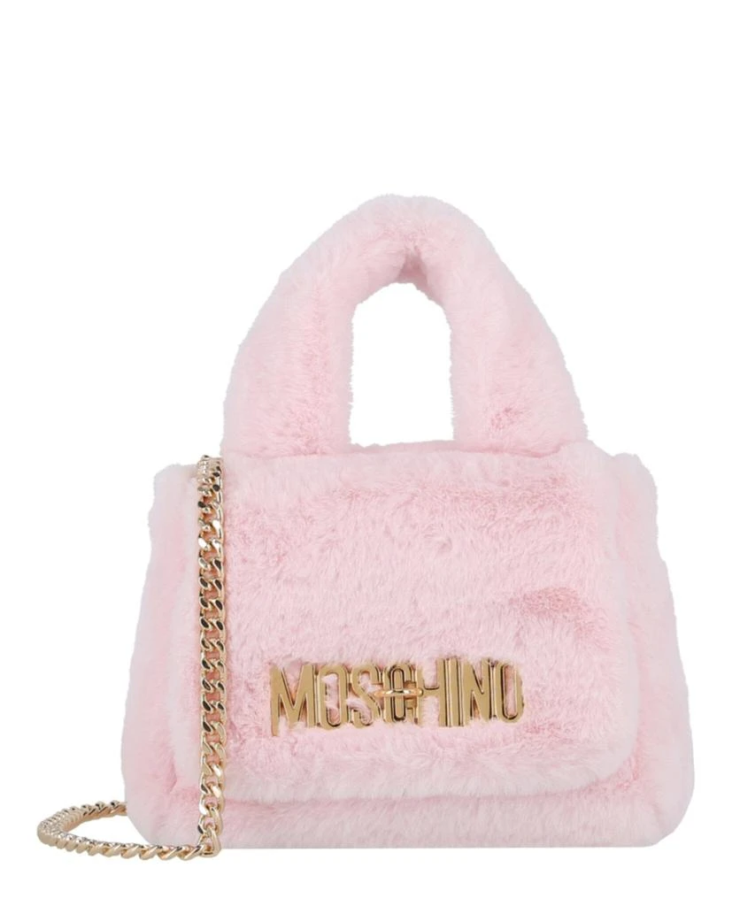 商品Moschino|Faux Fur Logo Crossbody Bag,价格¥4283,第1张图片