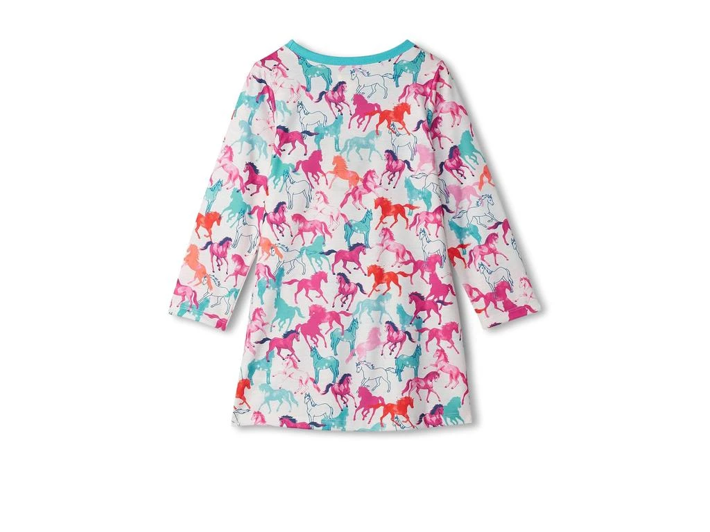 商品Hatley|Photo Horses Long Sleeve Nightdress (Toddler/Little Kid/Big Kid),价格¥226,第2张图片详细描述