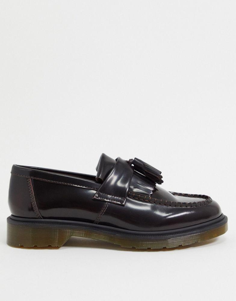 商品Dr. Martens|Dr Martens adrian tassel loafers in burgundy,价格¥1131,第4张图片详细描述
