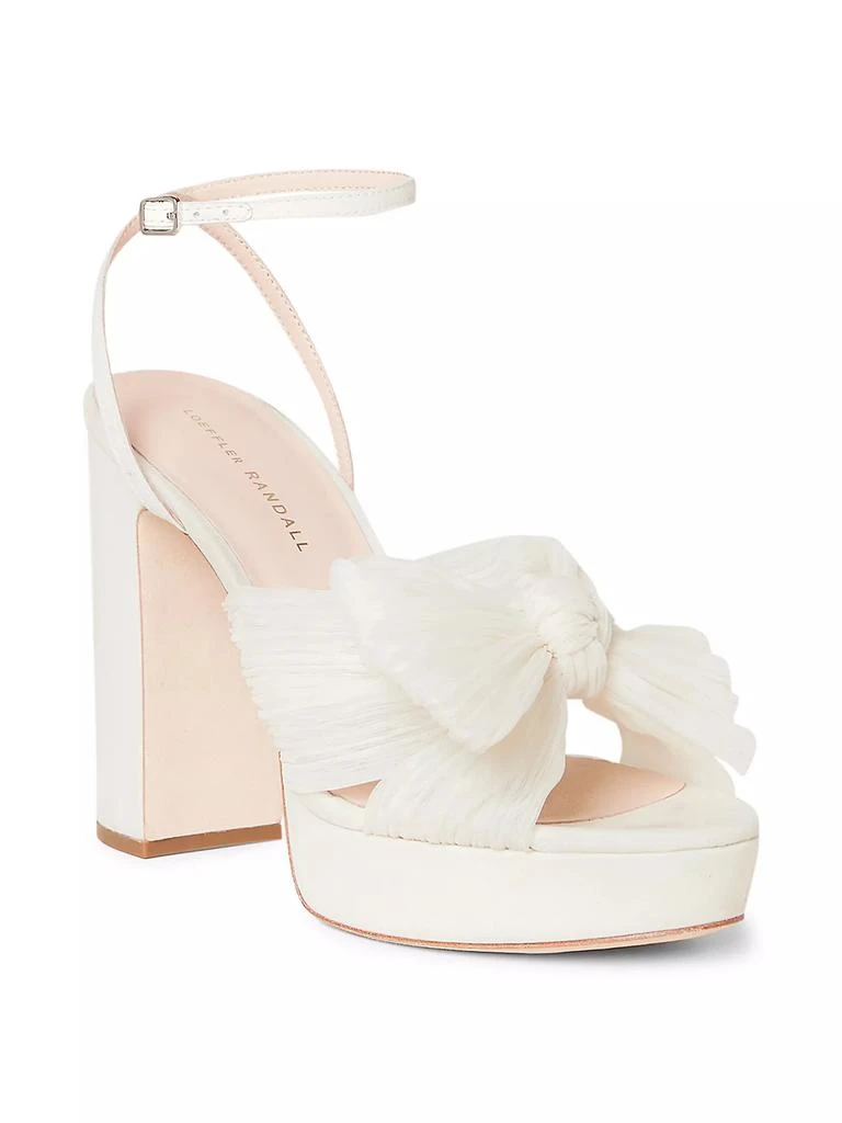 商品Loeffler Randall|Natalia Knotted Platform Sandals,价格¥3396,第2张图片详细描述