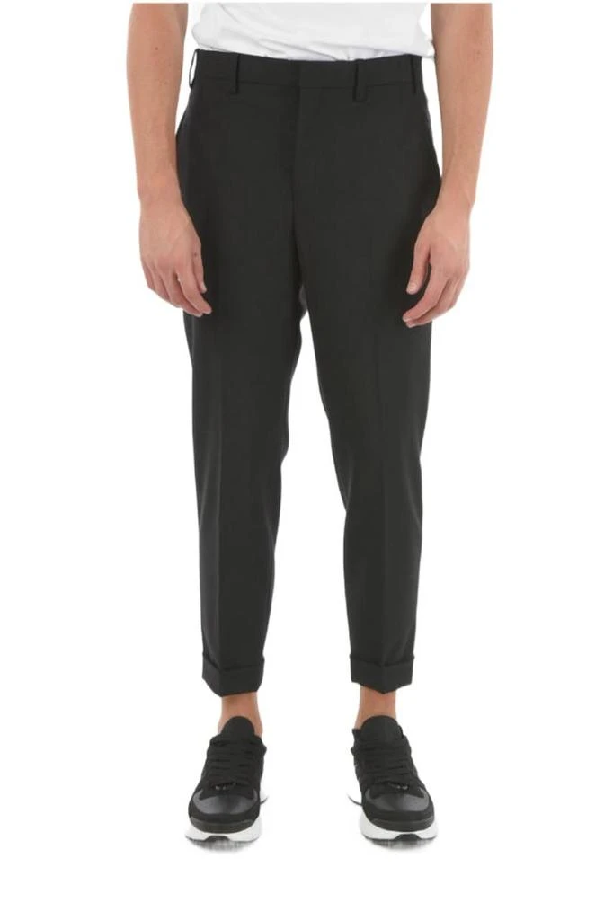 商品Neil Barrett|Neil barrett men's black other materials pants,价格¥2689,第1张图片