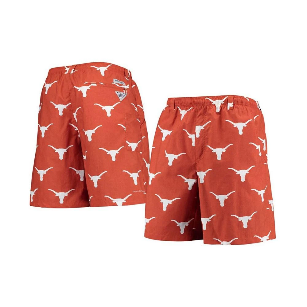 商品Columbia|Men's Texas Orange Texas Longhorns Backcast II Omni-Shade Hybrid Shorts,价格¥368,第1张图片