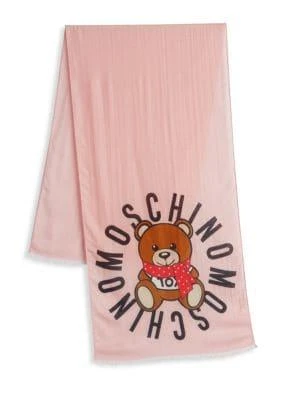 商品Moschino|Modal & Wool Scarf,价格¥316,第2张图片详细描述