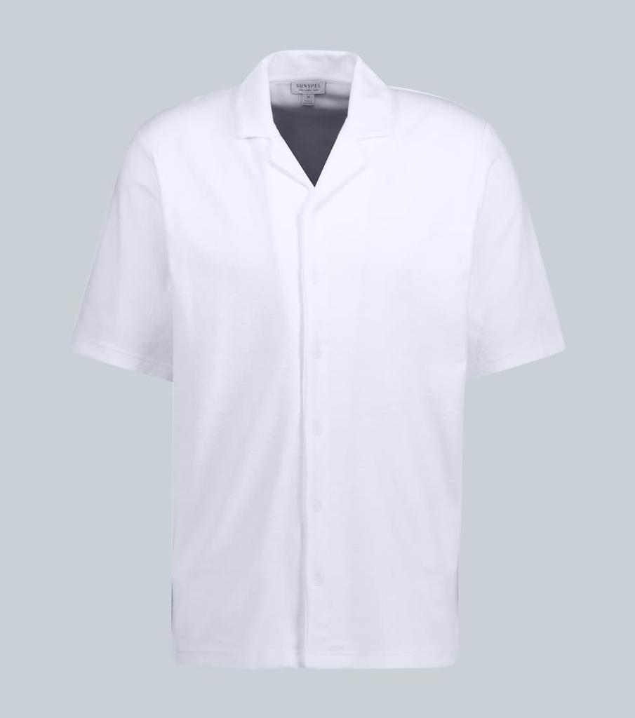 商品Sunspel|短袖毛巾布衬衫,价格¥785,第1张图片
