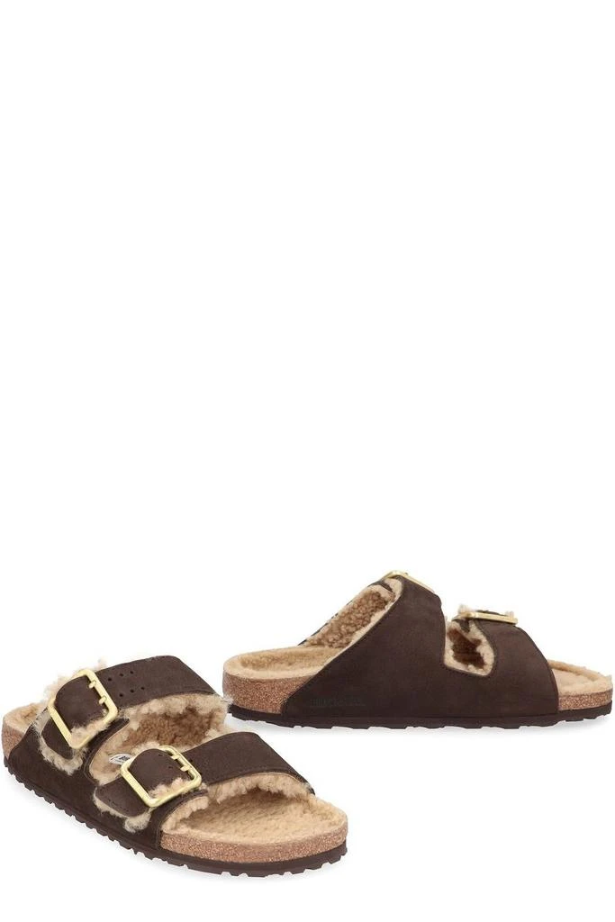 商品Birkenstock|Birkenstock Fur-Lined Double-Strap Sandals,价格¥1419,第2张图片详细描述