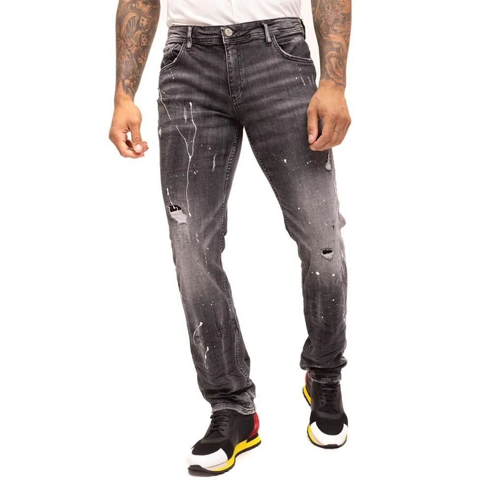 商品RON TOMSON|Men's Modern Drip Denim Jeans,价格¥1347,第1张图片