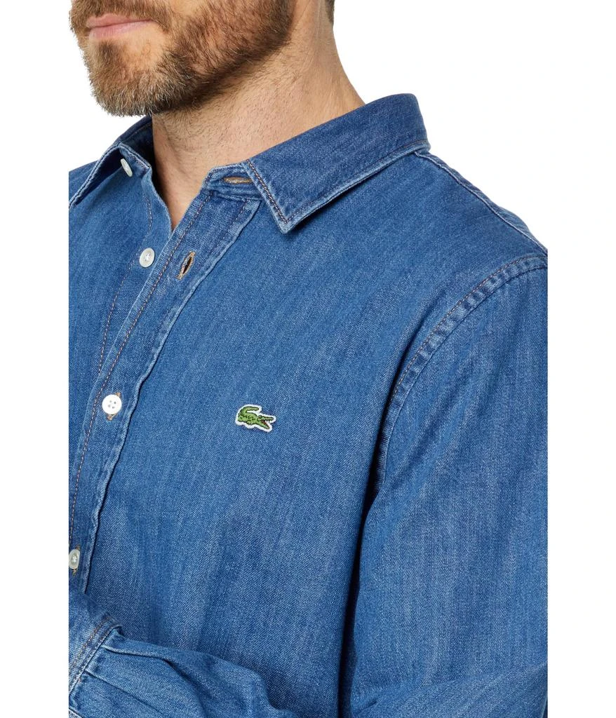 商品Lacoste|Casual Button-Up Denim Shirt,价格¥1042,第3张图片详细描述