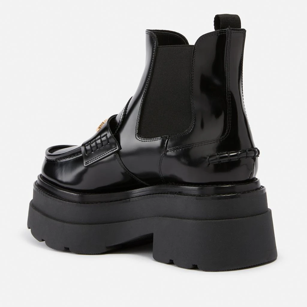 商品Alexander Wang|Women's Carter Leather Platform Chelsea Boots - Black,价格¥3234,第3张图片详细描述