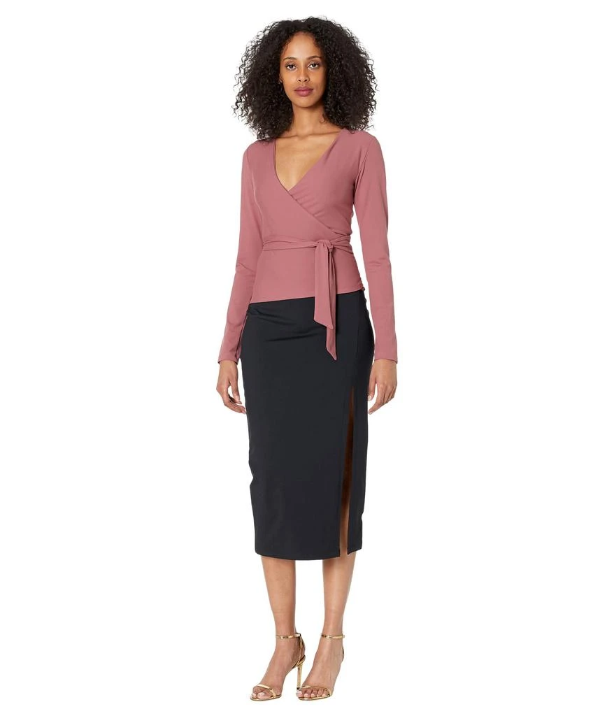 商品Susana Monaco|Ballerina Wrap Blouse,价格¥355,第4张图片详细描述