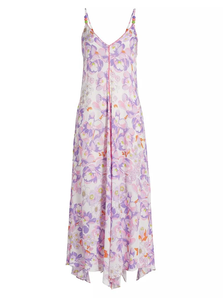 商品Poupette St Barth|Bessie Long Floral Slip Dress,价格¥1044,第1张图片