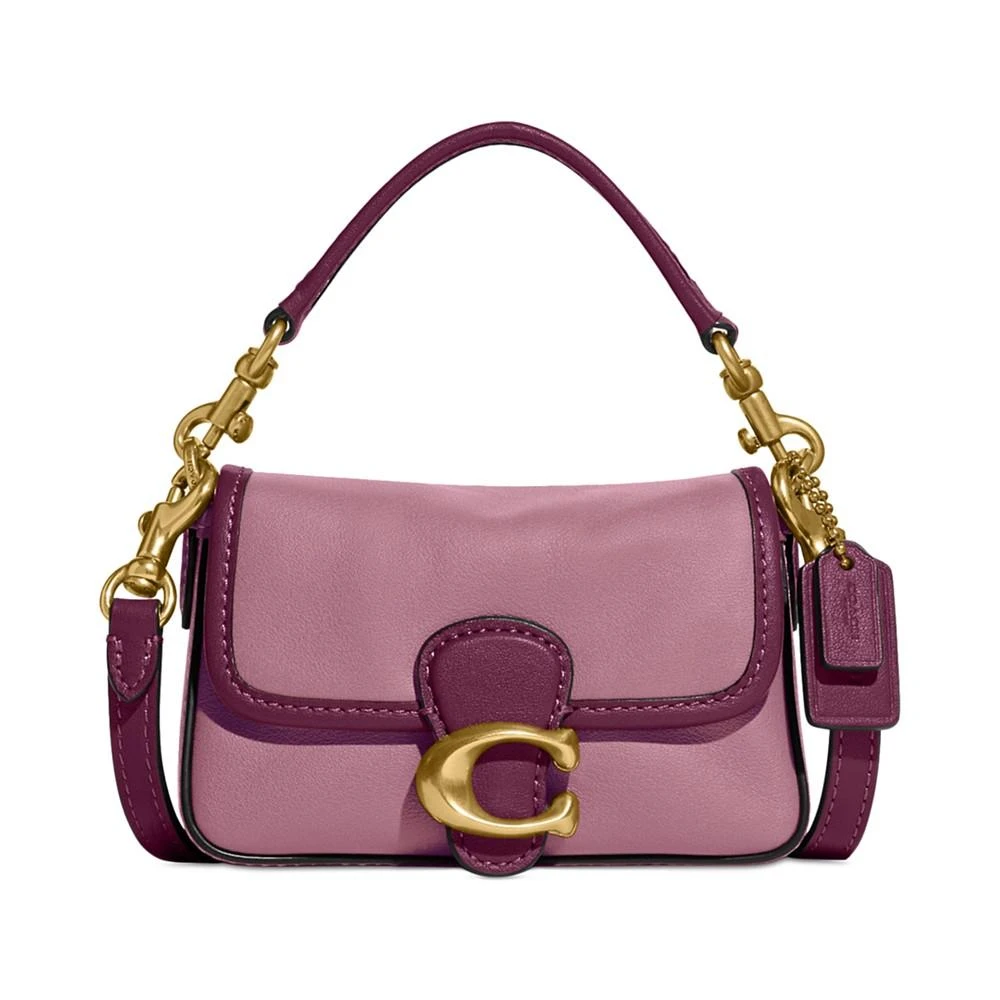 商品Coach|Colorblock Leather Convertible Micro Soft Tabby,价格¥877,第1张图片