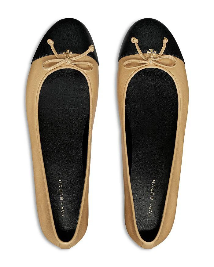 商品Tory Burch|Women's Cap-Toe Ballet Flats,价格¥1829,第3张图片详细描述
