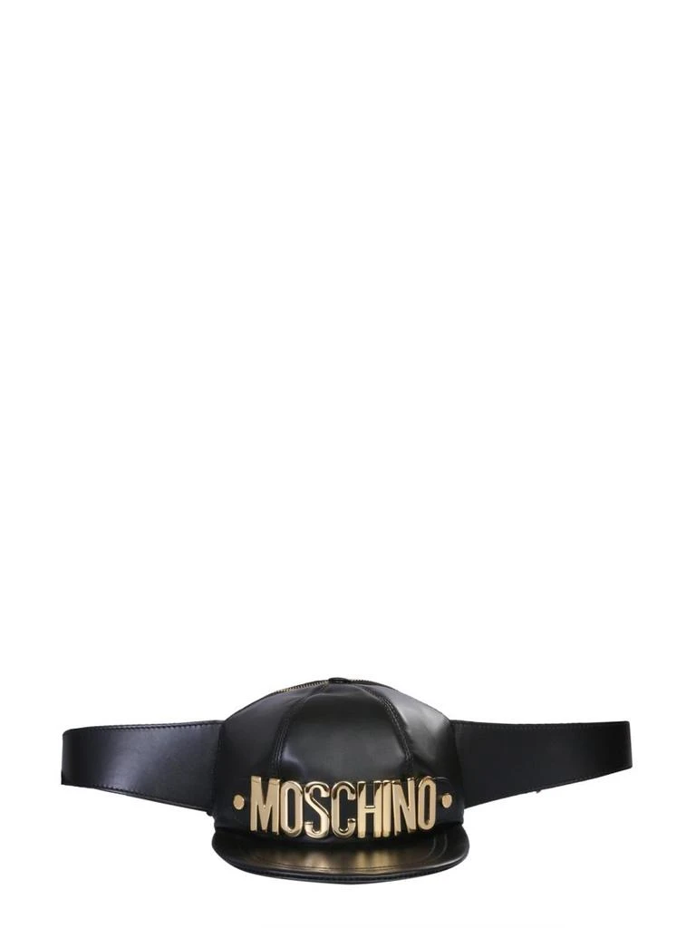 商品Moschino|Moschino Logo Plaque Hat Waist Bag,价格¥4431,第1张图片