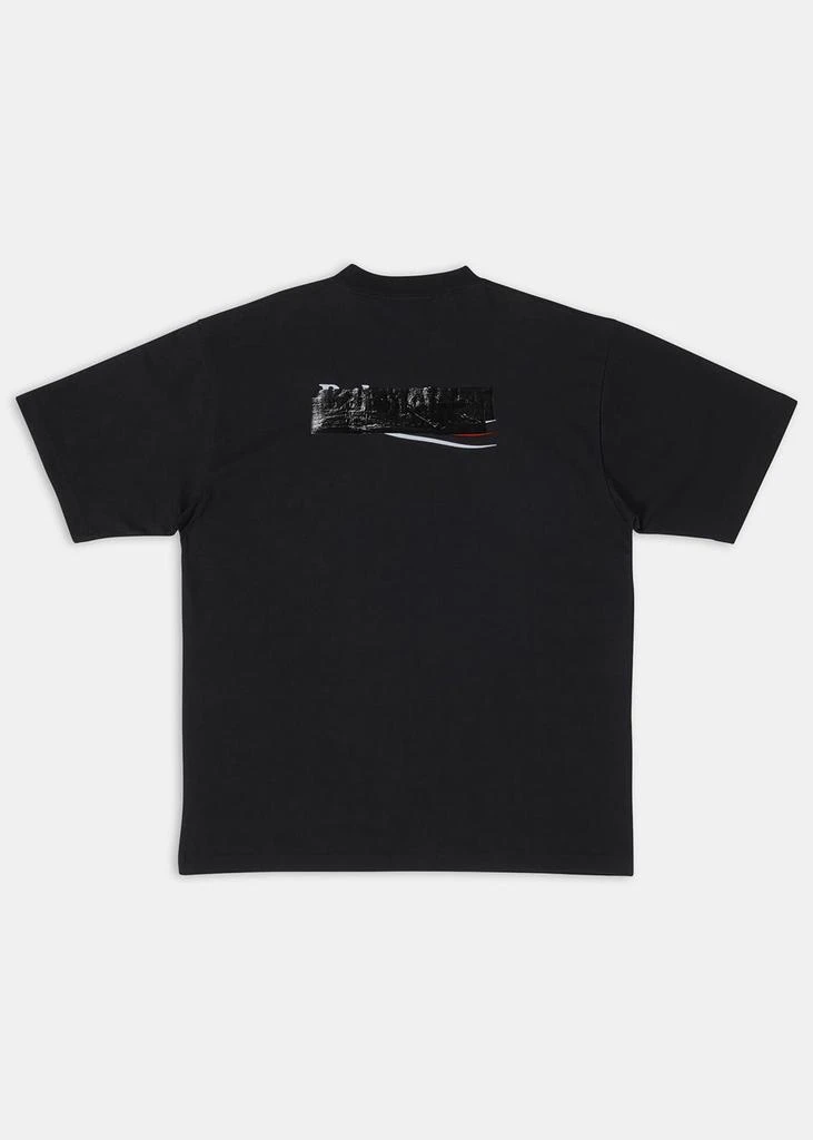 Balenciaga Black Large Fit Logo T-Shirt 商品