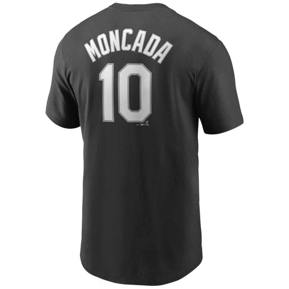 商品NIKE|Men's Yoan Moncada Chicago White Sox Name and Number Player T-Shirt,价格¥244,第1张图片