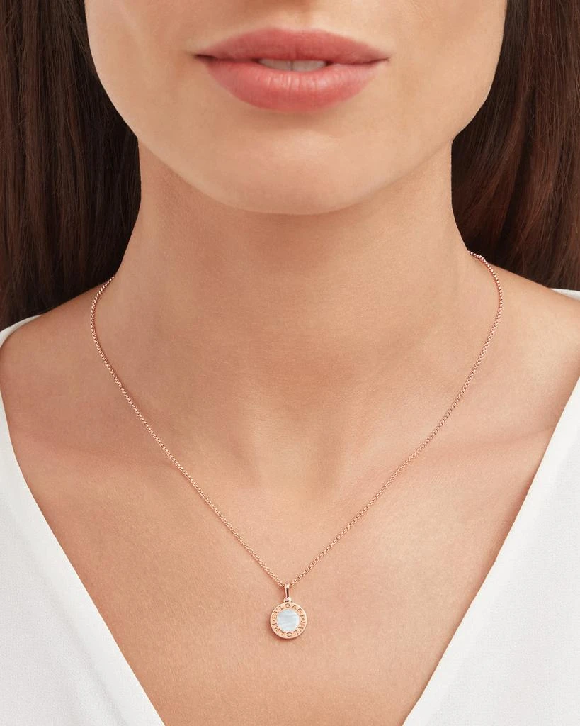 商品BVLGARI|BVLGARI BVLGARI Necklace with Mother-of-Pearl,价格¥13976,第5张图片详细描述