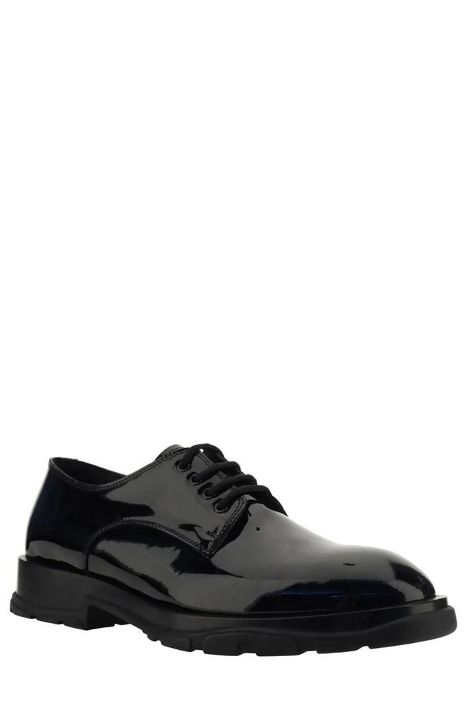 商品Alexander McQueen|Alexander McQueen High-Shine Lace-Up Derby Shoes,价格¥2364,第2张图片详细描述