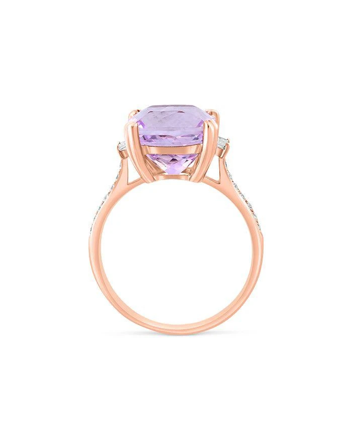 商品Bloomingdale's|Kunzite & Diamond Ring in 14K Rose Gold,价格¥8478,第2张图片详细描述