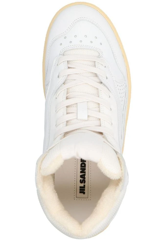 商品Jil Sander|Jil Sander Basket High-Top Sneakers,价格¥1734,第3张图片详细描述