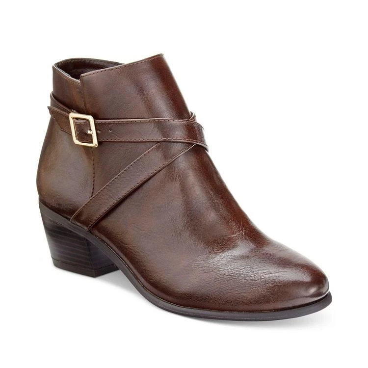 商品Karen Scott|Flynne Block-Heel Booties, Only at Macy's,价格¥222,第2张图片详细描述