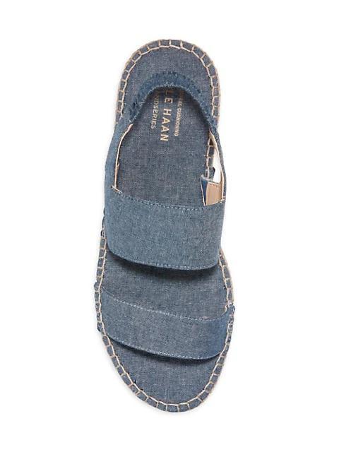 商品Cole Haan|Cloudfeel Espadrille Sandals,价格¥443,第7张图片详细描述