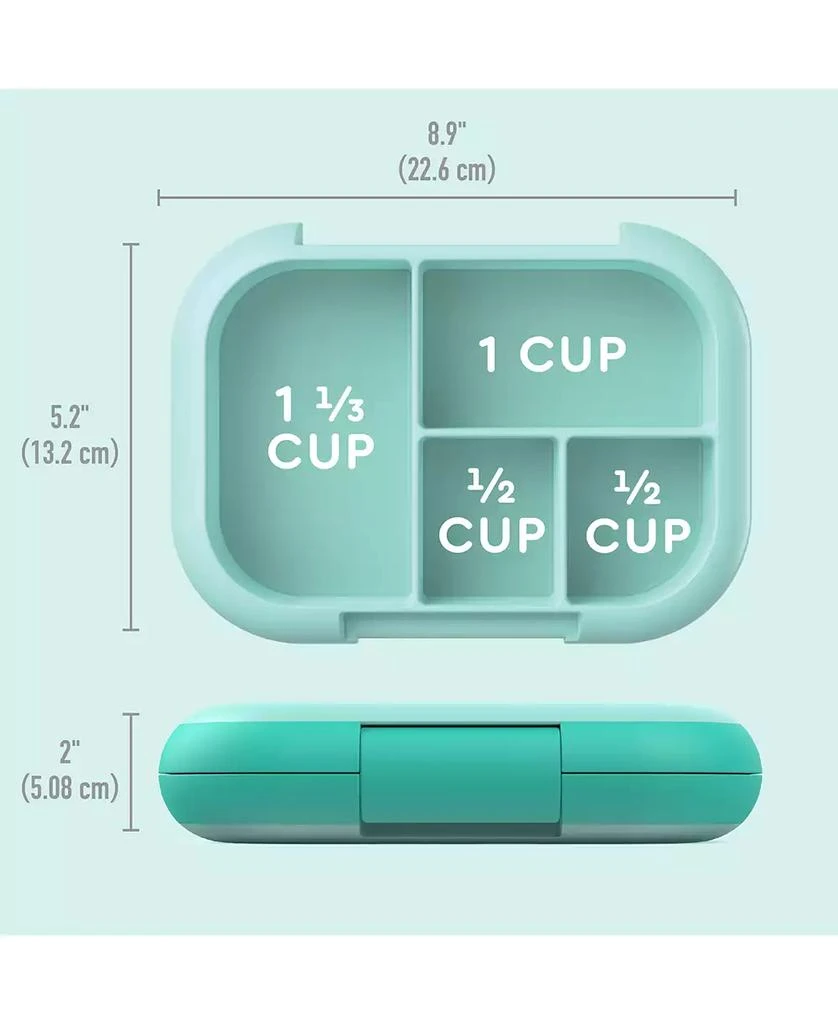商品Bentgo|Kids Chill Lunch Box - Green/Navy,价格¥406,第4张图片详细描述
