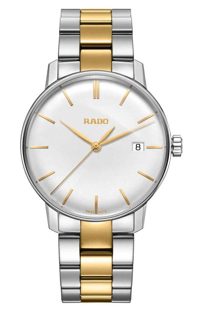 商品Rado|Men's Two-Tone Coupole Classic Bracelet Watch, 37mm,价格¥5849,第2张图片详细描述