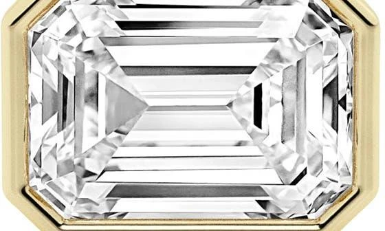 商品Badgley Mischka|14K Gold Emerald Cut Lab-Created Diamond Pendant Necklace - 1.0ct,价格¥8358,第5张图片详细描述