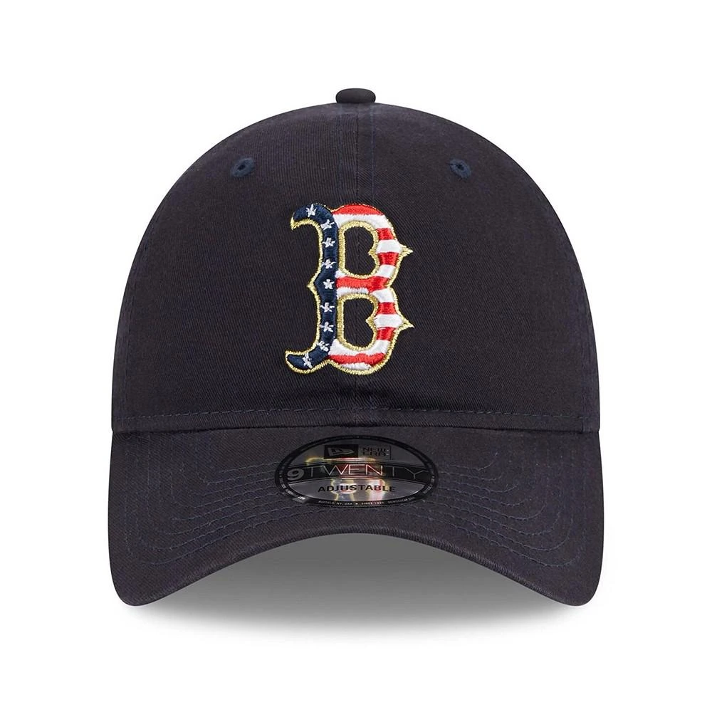 商品New Era|Men's Navy Boston Red Sox 2023 Fourth of July 9TWENTY Adjustable Hat,价格¥267,第2张图片详细描述